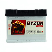 Аккумулятор BYZON (60 Ah) 600 A, 12 V Прямая, L+ L2 BYZ601S