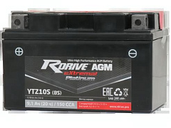 Аккумулятор RDrive YTZ10S-BS eXtremal Platinum AGM 9.1 Ah (150×87×93)