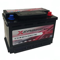 Аккумулятор XFORCE (70 Ah) 720 A, 12 V Обратная, R+ SMF-56638