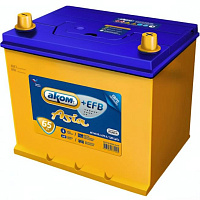 Аккумулятор AKOM Asia EFB 65 Ah, 700 A, 12 V Обратная, R+ D23