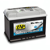 Аккумулятор ZAP PREMIUM (80 Ah) 760 A, 12 V Обратная, R+ L3 ZAP 580 35