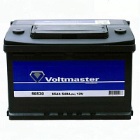 Аккумулятор VOLTMASTER (65 Ah) 540 A, 12 V Обратная, R+ L3