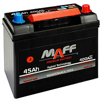Аккумулятор MAFF Premium (45 Ah) 400 A, 12 V Обратная, R+ B24