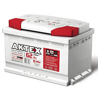 Аккумулятор AKTEX (62 Ah) 550 A, 12 V Обратная, R+ LB2