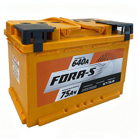 Автомобильный аккумулятор FORA-S 75Ah 640A R+