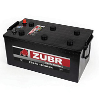 Аккумулятор Zubr Professional 225 Ah, 1500 A, 12 V, Прямая полярность, L+, TYPE С