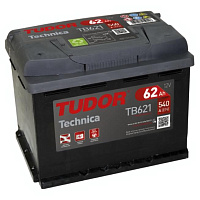 Аккумулятор TUDOR Technika (62 Ah) 540 A, 12 V Обратная, R+ L2