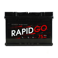 Аккумулятор RAPID (75 Ah) 680 A, 12 V Обратная, R+ L3 RP750E