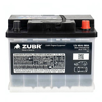 Аккумулятор Zubr Ultra OE 66 Ah, 660 A, 12 V, Обратная полярность, R+, L2