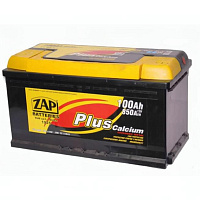 Аккумулятор ZAP PLUS (100 Ah) 760 A, 12 V Обратная, R+ L5 ZAP-600 38