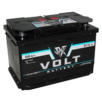 Аккумулятор VOLT Standard (66 Ah) 510 A, 12 V Прямая, L+ L2