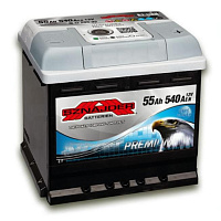 Аккумулятор SZNAJDER Silver (55 Ah) 540 A, 12 V Обратная, R+ L1
