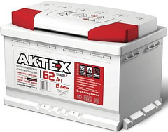 Автомобильный аккумулятор AKTEX 62 R+