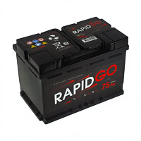 Аккумулятор RAPID (75 Ah) 680 A, 12 V Прямая, L+ L3 RP751E