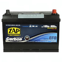 Аккумулятор ZAP CARBON EFB, 100 Ah, 800 A, 12 V Обратная, R+ D31