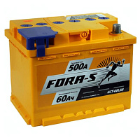 Аккумулятор FORA-S (60 Ah) 500 A, 12 V Обратная, R+ L2