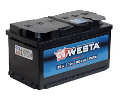 Автомобильный аккумулятор WESTA 85Ah 800A R+ низк.