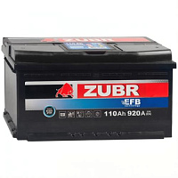 Аккумулятор Зубр EFB / 110Ah / 920А