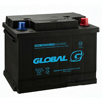 Аккумулятор GLOBAL (64 Ah) 610 А, 12 V Обратная, R+ LB2