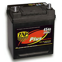 Аккумулятор ZAP PLUS (45 Ah) 340 A, 12 V Прямая, L+ B24 ZAP-545 24