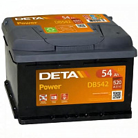 Аккумулятор DETA Power DB542 / 54Ah / Низкий