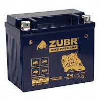 Аккумулятор для мотоцикла ZUBR Bike Premium, 12V, 12Ah, 185A, Прямая L+, YTX12-BS