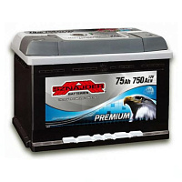 Аккумулятор SZNAJDER Silver (75 Ah) 750 A, 12 V Обратная, R+ L3