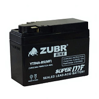 Аккумулятор для мотоцикла ZUBR (2.5 Ah) 55 А, 12 V Боковое расположение YTR4A-BS YTR4A-BS (ZubrPrem)