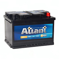 Аккумулятор ATLANT (74 Ah) 680 A, 12 V Обратная, R+ LB3 AT740E