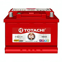 Аккумулятор TOTACHI (66 Ah) 540 A, 12 V Прямая, L+ L3