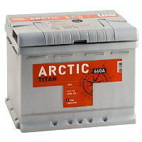 Аккумулятор Titan Arctic (62 Ah) 660 A, 12 V Обратная, R+ L2