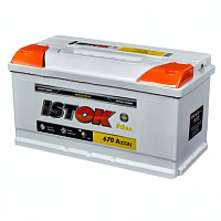 Аккумулятор ISTOK (90 Ah) 670 A, 12 V Обратная, R+ L5