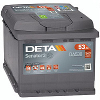 Аккумулятор DETA Senator3 DA530 / 53Ah