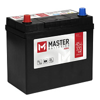 Аккумулятор MASTER BATTERIES (45 Ah) 330 A, 12 V Прямая, L+ B24 MB451J