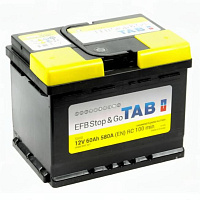 Аккумулятор TAB Magic EFB 60 Ah, 580 А, 12 V Обратная, R+ L2
