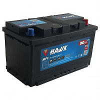 Аккумулятор HAWK (90 Ah) 850 A, 12 V Обратная, R+ HSMF-58043