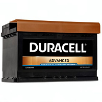 Аккумулятор DURACELL (74 Ah) 680 A, 12 V Обратная, R+ L3 DA74