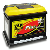 Аккумулятор ZAP PLUS (45 Ah) 370 А, 12 V Обратная, R+ L1 ZAP-545 59