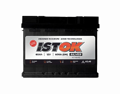 Автомобильный аккумулятор ISTOK SILVER 60Ah 600A