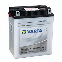 Аккумулятор для мотоцикла Varta Powersports, 12V, 12Ah, 120 A, Прямая полярность, L+, YTX14-4