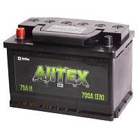 Аккумулятор AKTEX ECO (75 Ah) 700 A, 12 V Прямая, L+ L3
