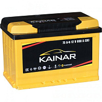 Автомобильный аккумулятор Kainar 75 Ah 690A R+