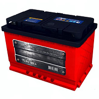 Аккумулятор Русбат 6СТ (75 Ah) 650 A, 12 V Обратная, R+ L3