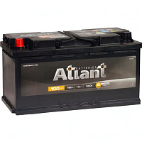 Аккумулятор ATLANT Black (100 Ah) 760 A, 12 V Прямая, L+ L5 AB1001SU