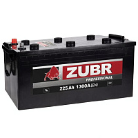 Аккумулятор Zubr Clarios 225 Ah, 1300 A, 12 V, Прямая полярность, L+, D6