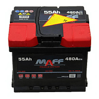 Аккумулятор MAFF Premium (55 Ah) 480 A, 12 V Обратная, R+ LB1