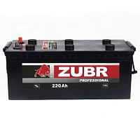 Аккумулятор Zubr Professional 220 Ah, 1300 A, 12 V, Прямая полярность, L+, D5