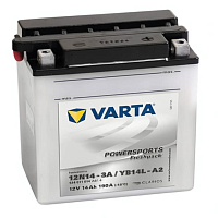 Аккумулятор для мотоцикла Varta Powersports (14 Ah) 210 A, 12 V Прямая, L+ YB14L-A2 514011014-549662