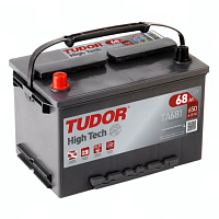 Аккумулятор TUDOR High Tech (68 Ah) 650 A, 12 V Прямая, L+ L3