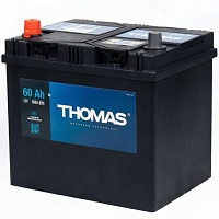 Аккумулятор THOMAS (60 Ah) 550 A, 12 V Прямая, L+ D23 627199